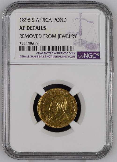 1898 POND - NGC GRADED XF DETAILS